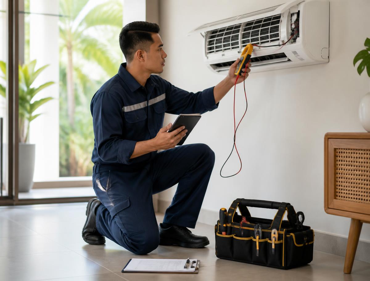Nettoyage de climatiseur